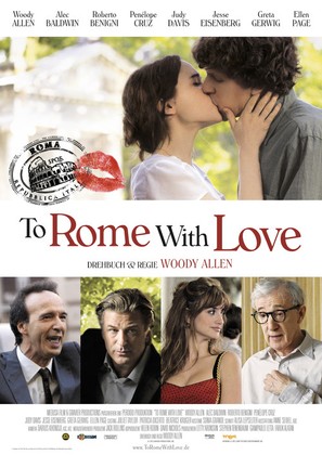 To Rome with Love - German Movie Poster (thumbnail)