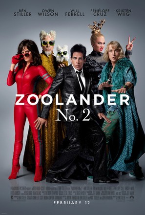 Zoolander 2 - Theatrical movie poster (thumbnail)