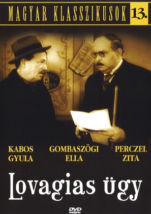 Lovagias &uuml;gy - Hungarian Movie Cover (thumbnail)