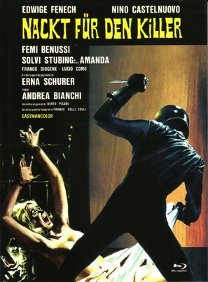 Nude per l&#039;assassino - German Blu-Ray movie cover (thumbnail)