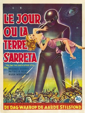 The Day the Earth Stood Still - Belgian Movie Poster (thumbnail)