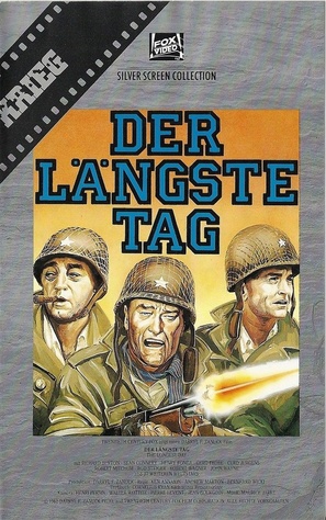 The Longest Day - German VHS movie cover (thumbnail)