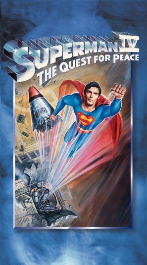 Superman IV: The Quest for Peace - VHS movie cover (thumbnail)