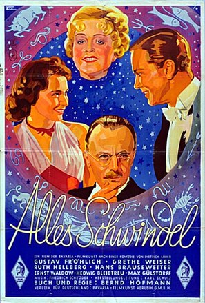 Alles Schwindel - German Movie Poster (thumbnail)