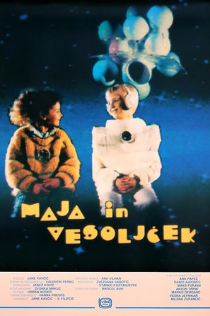 Maja in vesoljcek - Yugoslav Movie Poster (thumbnail)