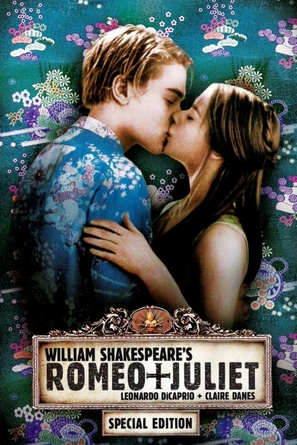 Romeo + Juliet - British DVD movie cover (thumbnail)