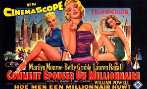 How to Marry a Millionaire - Belgian Movie Poster (thumbnail)