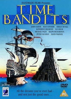 Time Bandits - British DVD movie cover (thumbnail)