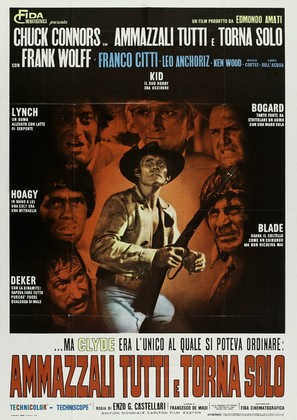 Ammazzali tutti e torna solo - Italian Movie Poster (thumbnail)
