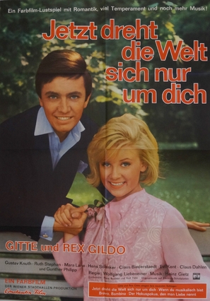 Jetzt dreht die Welt sich nur um dich - German Movie Poster (thumbnail)