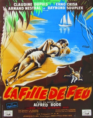 La fille de feu - French Movie Poster (thumbnail)