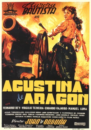 Agustina de Arag&oacute;n - Spanish Movie Poster (thumbnail)