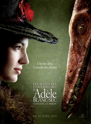 Les aventures extraordinaires d&#039;Ad&egrave;le Blanc-Sec - French Movie Poster (thumbnail)