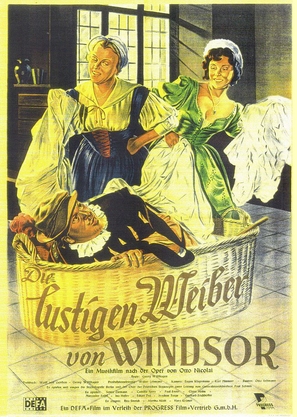 Die lustigen Weiber von Windsor - German Movie Poster (thumbnail)