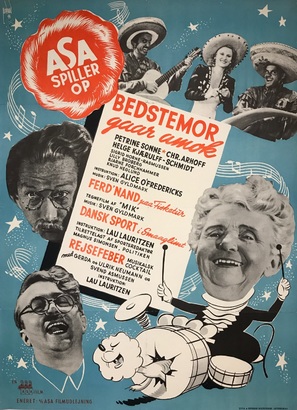 Bedstemor g&aring;r amok - Danish Movie Poster (thumbnail)