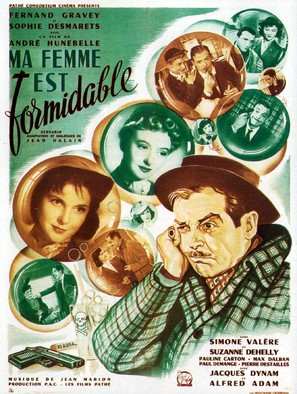 Ma femme est formidable - French Movie Poster (thumbnail)