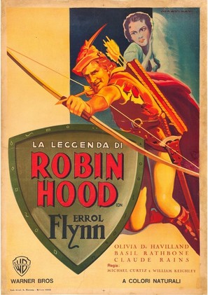 The Adventures of Robin Hood - Italian Movie Poster (thumbnail)
