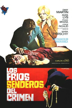 Los fr&iacute;os senderos del crimen - Spanish Movie Poster (thumbnail)