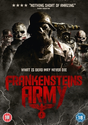 Frankenstein&#039;s Army - British DVD movie cover (thumbnail)