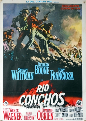 Rio Conchos - Italian Movie Poster (thumbnail)