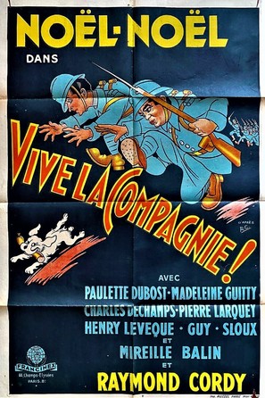 Vive la compagnie - French Movie Poster (thumbnail)