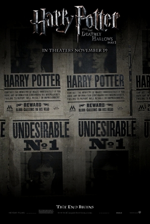 Harry Potter and the Deathly Hallows - Part 1 - Movie Poster (thumbnail)