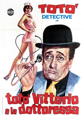 Tot&ograve;, Vittorio e la dottoressa - Italian Movie Poster (thumbnail)