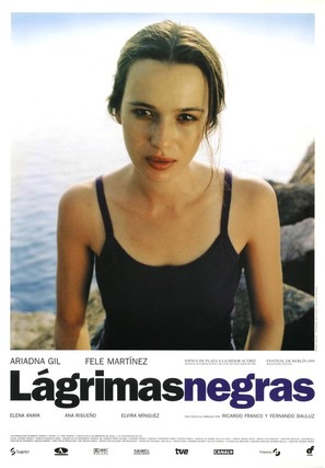 L&aacute;grimas negras - Spanish Movie Poster (thumbnail)