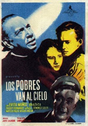 Los pobres siempre van al cielo - Spanish Movie Poster (thumbnail)