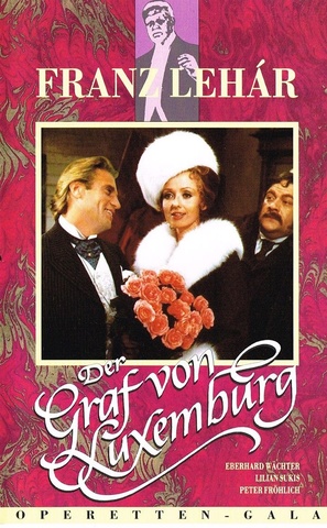 Der Graf von Luxemburg - German VHS movie cover (thumbnail)