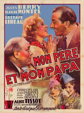 Mon p&egrave;re et mon papa - French Movie Poster (thumbnail)
