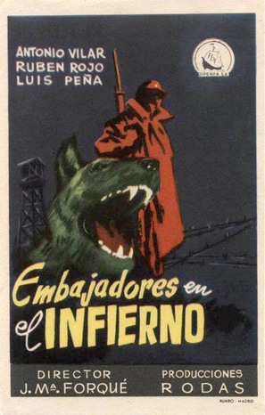 Embajadores en el infierno - Spanish Movie Poster (thumbnail)