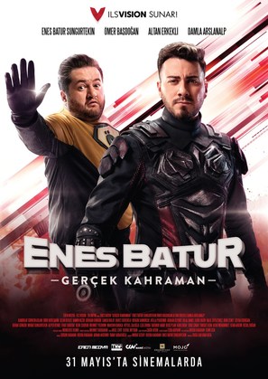 Enes Batur Ger&ccedil;ek Kahraman - Turkish Movie Poster (thumbnail)
