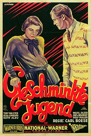 Geschminkte Jugend - German Movie Poster (thumbnail)