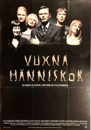 Vuxna m&auml;nniskor - Swedish Movie Poster (thumbnail)