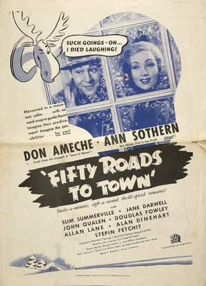 Fifty Roads to Town - poster (thumbnail)