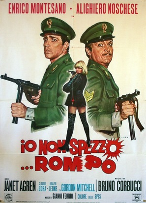Io non spezzo... rompo - Italian Movie Poster (thumbnail)