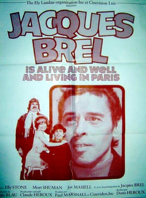 Jacques Brel Is Alive and Well and Living in Paris - French Movie Poster (thumbnail)