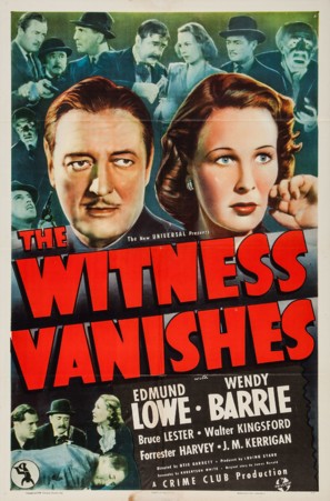 The Witness Vanishes - Movie Poster (thumbnail)