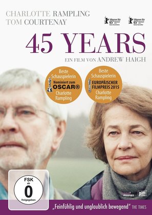 45 Years - German DVD movie cover (thumbnail)