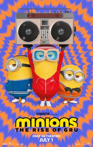 Minions The Rise of Gru Movie Poster Print & Unframed Canvas Prints