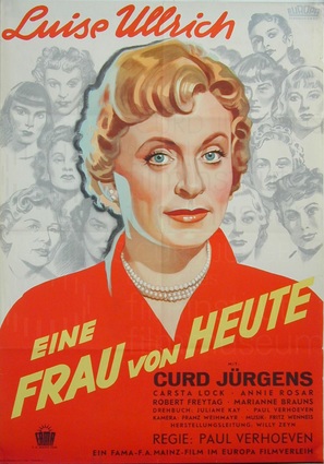 Eine Frau von heute - German Movie Poster (thumbnail)