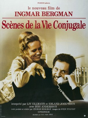 Scener ur ett &auml;ktenskap - French Movie Poster (thumbnail)