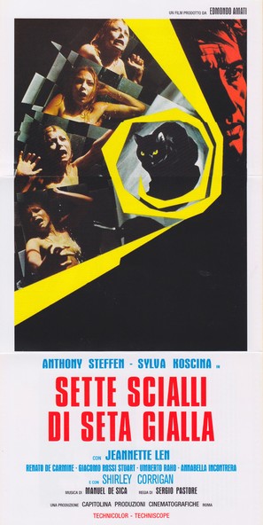 Sette scialli di seta gialla - Italian Movie Poster (thumbnail)