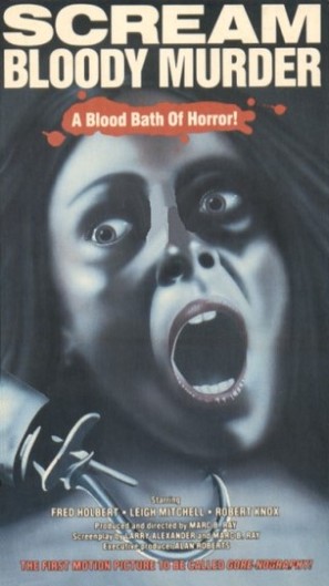 Scream Bloody Murder - VHS movie cover (thumbnail)