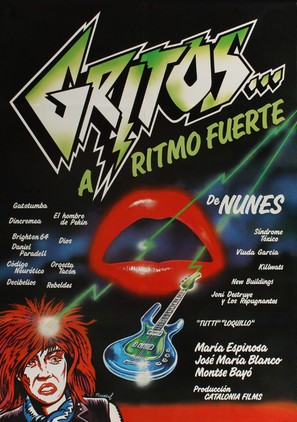 Gritos... a ritmo fuerte - Spanish Movie Poster (thumbnail)