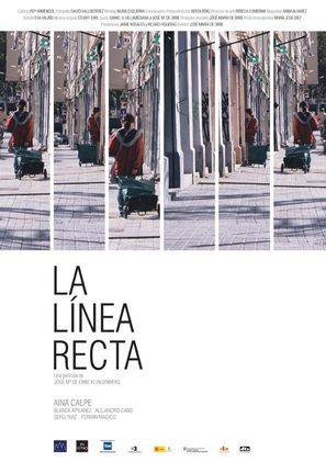 La l&iacute;nea recta - Spanish Movie Poster (thumbnail)