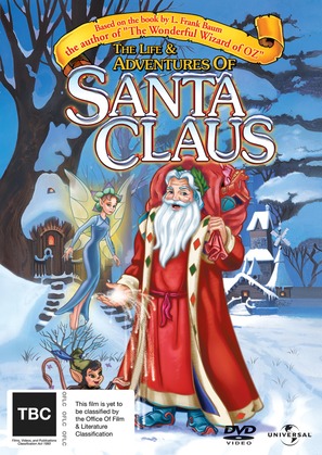 The Life &amp; Adventures of Santa Claus - New Zealand DVD movie cover (thumbnail)