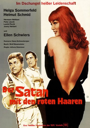 Der Satan mit den roten Haaren - German Movie Poster (thumbnail)