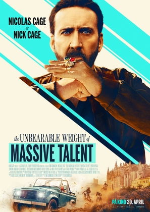 The Unbearable Weight of Massive Talent - Norwegian Movie Poster (thumbnail)